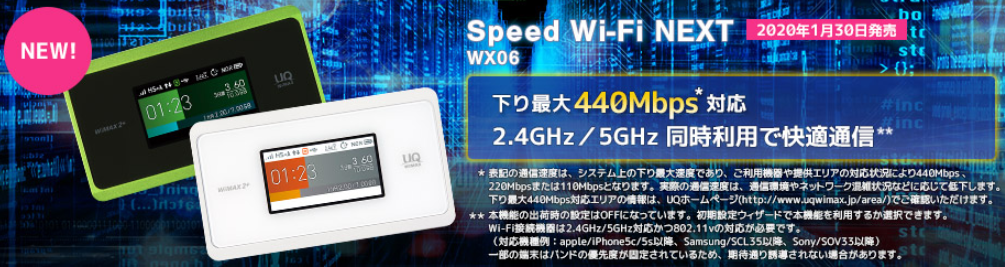 KT WiMAX　WX06
